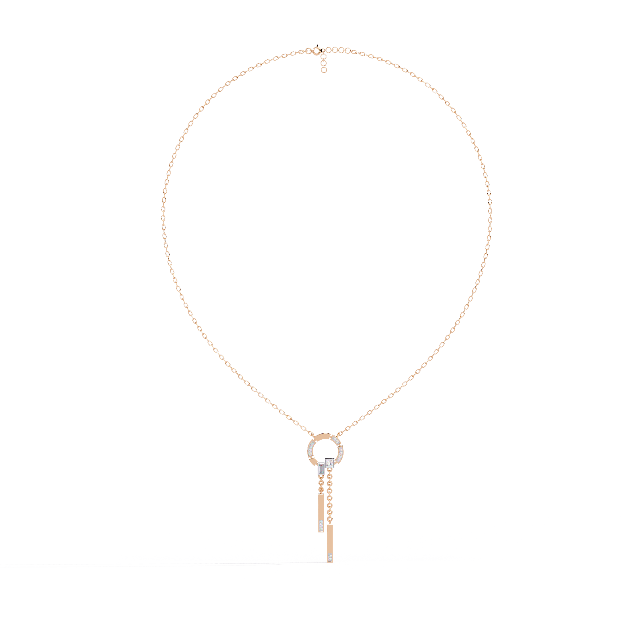 Solitairekart 0.38ct Natural Diamond Pendant-Necklace, HI Color, VS-SI Clarity